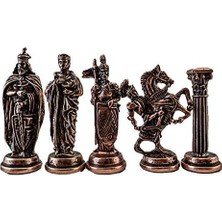 Karokstore 5 No. Ingiliz Antik Bakır Satranç Taşları