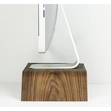 Karokstore Fagus Wood Doğal Ahşap Bilgisayar Monitörü Yükseltici Stant ve Ekran Yükseltici 55X9OF17