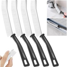 Karokstore Çok Fonksiyonlu Temizleme Fırçası, Sert Kıllı Köşe Temizleme Fırçası, Pencere Oluğu Temizleme Fırçası, Köşe Temizleme Fırçası, Derz Temizleyici, Banyo, Mutfak (4)