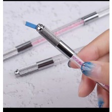 Özgürce Kalıcı Makyaj Çift Taraflı Microblading Kalemi 1 Adet