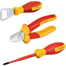 Karokstore Profesyonel Vde El Aleti Seti 3 Parça (1x Şişe Açacağı; 1x Yıldız Tornavida Ph1 x 100MM; 1x Yan Keski 160MM; 1x L-Boxx Mini)