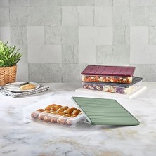 Karokstore - Nora 12'li 1.2 Litre Küçük Boy Açık Pembe Saklama Kabı