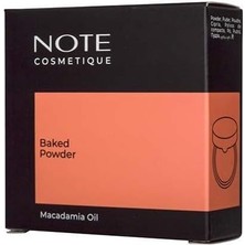 Karokstore Baked Powder 05 Soft Beige Işıltılı Bitişli Highlighter Toz Yüz Pudrası