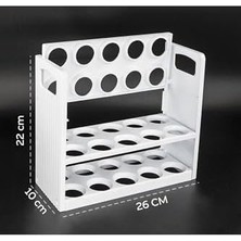 Karokstore Yumurtalık Buzdolabı Raf Düzenleyici 30'lu Yumurta Kutusu