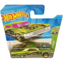 Karokstore - Layin´lowrider - Hw Slammed 3/5 - HKJ08 - Short Card - Açık Yeşil Metalik - Mattel 2023 - 1:64