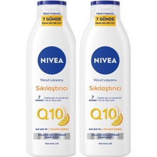 Karokstore Sıkılaştırıcı Vücut Losyonu Q10 Vitamin C 250ML X2 Adet,48 Saat Nemlendirme,10 Günde Sıkılaş