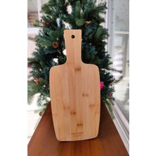 Feyza Design Bambu Kesme Tahtası 39,5X17 Cm, Doğal ve Dayanıklı Mutfak Gereçleri