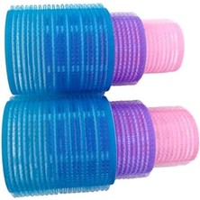 Karokstore Croc 1225 Karma Bigudi 6lı Cırtlı - Yapışkanlı Saç Bigudisi