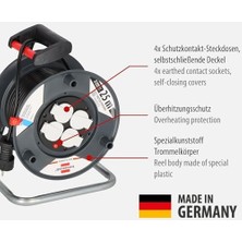 Karokstore Garant E Kablo Makarası (25 M Kablo, Siyah, Özel Plastikten, Iç Mekanda Kullanım Için, Almanya'da Üretilmiştir)