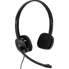 Karokstore H151 Kablolu Kulak Üstü Mikrofonlu Kulaklık, 3.5 mm Jak Girişi, Kablo Üzeri Kontrol Özelliği, Siyah