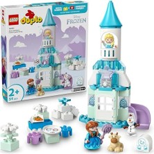 Karokstore ® │ Anna ve ’nın Karlar Ülkesi Şato Partisi 10455 – 2 Yaş ve Üzeri Hayranı Çocuklar Için Hayal Gücü Geliştiren Yaratıcı Oyuncak Yapım Seti, Doğum Günü Hediyesi (54 Parça)