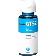 Karokstore Ink Hp GT52 Mavi Mürekkep (M0H54AE) Photoınk Plus Mavi Mürekkep - Hp Smart Tank 670 700 720 750 790