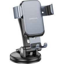 Karokstore Warrior Siyah Araç Içi Telefon Tutucu, 4,5-7 Inç Mobil Telefonlar Için Ayarlanabilir, Hareketli Ekleme ve Kol Genişliği, Dayanıklı Plastik, Kolay Montaj ve Kullanım BH95