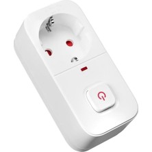 Karokstore SL-010 16A 750 Joule Akım Korumalı Tekli Priz Anahtarlı Duyarlı Devre Çocuk Koruma