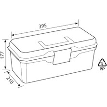 Karokstore Se.01 16"strongo Eko Metal Klt Syh Pls.takım Çantası