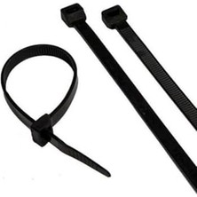 Karokstore 2,5X150 Siyah Kablo Bağı & Plastik Kelepçe & Cırt Kelepçe 100 Adet (Paket)