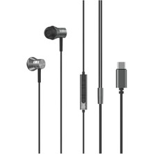 Karokstore Gnp Type-C Kulakiçi Kablolu Kulaklık Gri