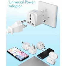 Karokstore Amerikan, Ingiltere,, Hong Kong, Irlanda, Kıbrıs Seyahat Fişi Adaptörü Tip G Plug Adapter Üniversal 3 Pinli Ingiliz Fiş Tersi 1 Adet ES5150