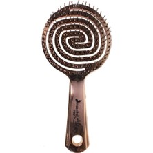 Karokstore Pro 3D Flexi Kontrol Açma Tarama Saç Fırçası Krom - 35