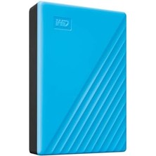 Karokstore Wd 4tb My Passport Taşınabilir Harici Hard Disk, Mavi, BPKJ0040BBL, Wesn