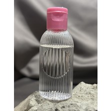 Karokstore 50 Adet 50 ml Boş Plastik Şişe DNZ21 Pembe Kapak