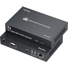 Karokstore 4K 30Hz HDMI Kvm Extender 120 Metre CAT5E/6 HDMI Menzil Genişletici Uzatıcı