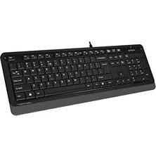 Karokstore FK10 Q USB Türkçe Fn-Multimedya Klavye,siyah/gri