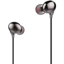 Karokstore H25 Mikrofonlu Kulak Içi Kablolu Kulaklık 3.5mm Siyah