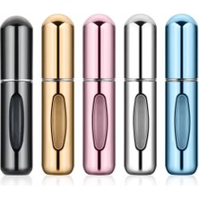Karokstore Doldurulabilir Parfüm Şişesi, Parfüm Şişesinden Doldurulabilir Mini Seyahat Boy Sprey Şişe, Cep Boy Taşınabilir Parfüm Şişesi 2 Adet (Asorti)