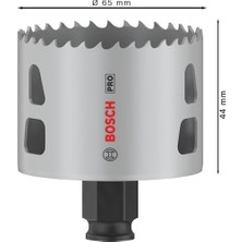 Karokstore 1 x Pro Multi Material Power Plus Delik Testeresi (Yumuşak Ahşap, Alçıpan Duvar Için, Ø 65 Mm, Profesyonel Aksesuar, Matkap/tornavida Için)