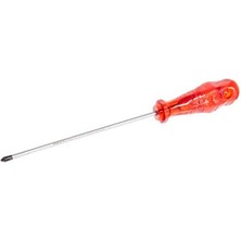 Karokstore 4120185150 Seri Yıldız Uçlu Tornavida, Kırmızı, 4.5 x 150 mm