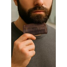 Karokstore Doğal Sakal Fırçası ve Tarak Seti, Kayın Ağacı & Doğal Kıllı Sakal Bakım Fırçası, Statik Önleyici Ahşap Tarak,uzun Sakallı Erkekler Için Hediye, Sakal Yağı ve Balsam Uyumu