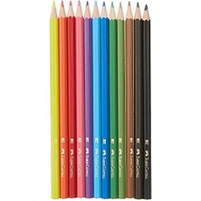 Karokstore Karton Kutu Renkli Boya Kalemi, 12 Renk, Yumuşak ve Canlı Renkler, Kolay Açılır, Kırılmaya Dayanıklı Uçlar, Uç Kırılmasına Karşı Dayanıklılığı Artıran Özel Yapıştırma Sistemi