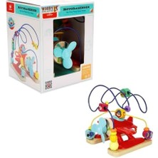 Karokstore Tahta Ilk Uçağım Pervanesi Dönen/boncuk Oyunu