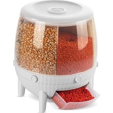 Karokstore Life 6 Bölmeli 360 Derece Dönebilen 6 Lt Bakliyat Organizeri MIT1038