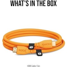 Karokstore Hdmı-1.5 Premium Yüksek Hızlı HDMI Kablosu Ethernetli (1,5m/5ft, Turuncu)