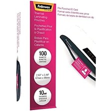 Karokstore Laminasyon Torbaları, Termal, Kimlik Etiketi Boyutu, 10 Mil, 100'LÜ Paket (52051)