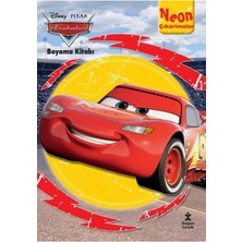 Karokstore Disney Arabalar Neon Çıkartmalı Boyama Kitabı