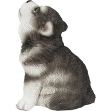 Karokstore Hi Ltd Uluyan Alaskan Malamute Yavru Köpek Heykeli Heykelcik