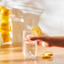 Karokstore Globe Çift Cidarlı Volkan Uzun Bardak, 380 Milliliters