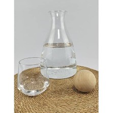 Karokstore Ahşap Kapaklı 1.7 Litre Cam Sürahi - GPH59-2A