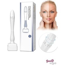 Karokstore Bio Needle Dermastamp, 140 Iğneli Ayarlanabilir Mikro Iğneleme Cihazı, Cilt ve Saç Bakımı Için Dermaroller