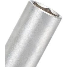 Karokstore 1108060019 1/2" Altı Köşe Derin Lokma Anahtar, Krom, 19 mm