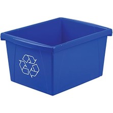 Karokstore 4 Galon (15 L) Geri Dönüşüm Kutusu, 33 x 28 x 28 Cm, Mavi (61505A06C)