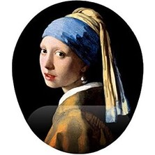 Karokstore Inci Küpeli Kız Bilek Destekli Mouse Pad