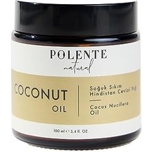 Karokstore Polente Natural - Hindistan Cevizi Yağı - Soğuk Sıkım (100 Ml)