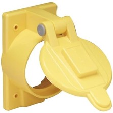 Karokstore -7788CR--LEXAN-WEATHERPROOF--COVER-WITH-LIFT-LID-FITS-50-AMP--RECEPTACLES-6369CR-AND-6370CR