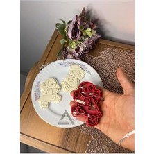 Karokstore Almalı Dansçı Kurabiye (Gingerman) Kurabiye Kalıbı Seti (3'lü)