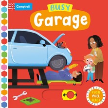 Karokstore Busy Garage: A Push, Pull, Slide Book