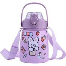 Karokstore Çelik Içli Termos 850 ml Mor SKM012